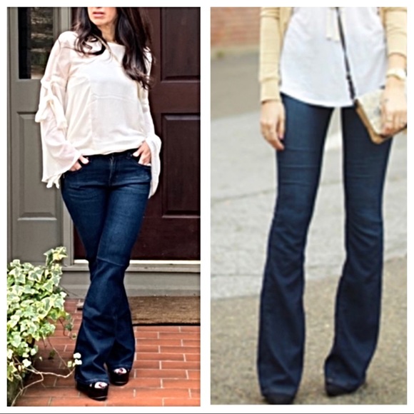 Denim - ✨LAST ONE✨Dark jean great fitting flare jeans